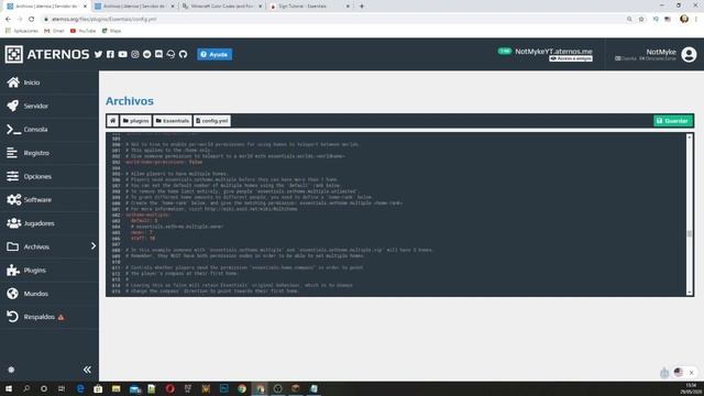 [Aternos #11] Como poner TPA, HOME, SETHOME / Plugin TPA ATERNOS 2020 [ACTUALIZADO EN LA DESCR]? смотреть онлайн