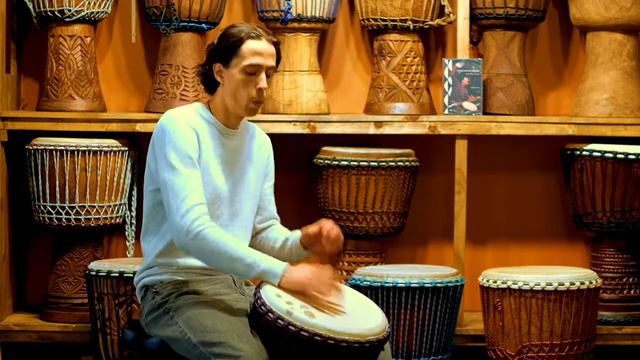Learn Basic African Djembe Techniques & Rhythms | Skinny Beats Sound Shop | Asheville, NC смотреть онлайн