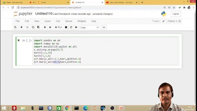 Legend in Bar Graph using Python Programming смотреть онлайн