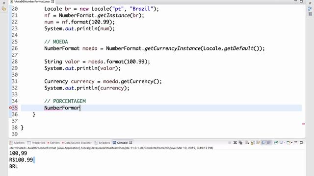 Curso de Java #96: Formatando Números: NumberFormat смотреть онлайн
