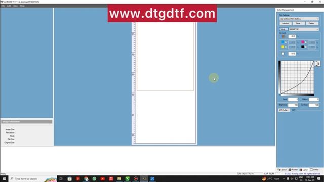Acrorip Settings And Dtf Printing Process - Acro 11..2 Tutorial Video смотреть онлайн