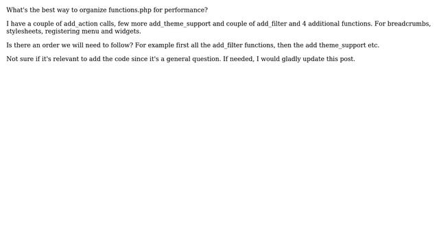 Wordpress: Organize functions.php смотреть онлайн