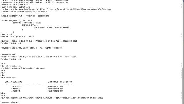 How to configure Oracle TDE in a Container Database(CDB) смотреть онлайн