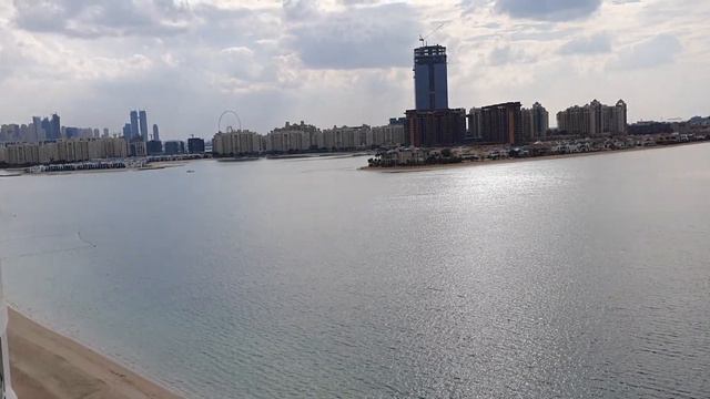 View from The Royal Central, PALM JUMEIRAH, DUBAI смотреть онлайн