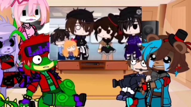 FNAF security breach react to the Afton's смотреть онлайн