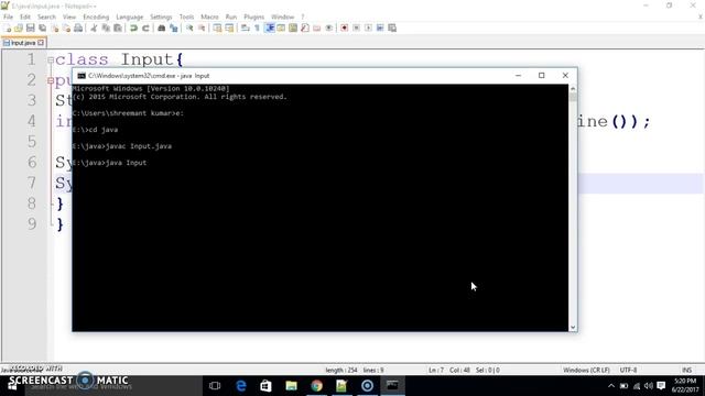 command line input in java смотреть онлайн