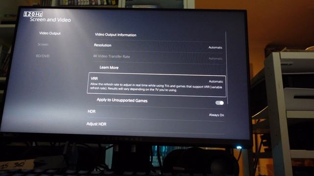 PS5 on AW2521H spider Man Miles Morales VRRon then VRRoff смотреть онлайн