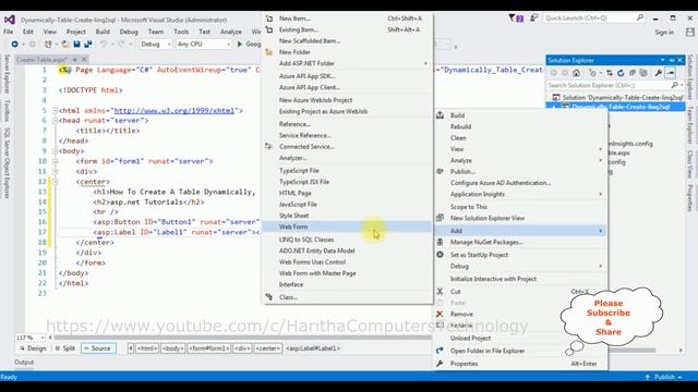 LINQ to SQL Create A New Table Dynamically asp.net 4.6 смотреть онлайн