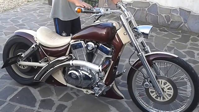 ⚔ CuSToM ⚔ Suzuki Intruder VS 1400 Bobber смотреть онлайн