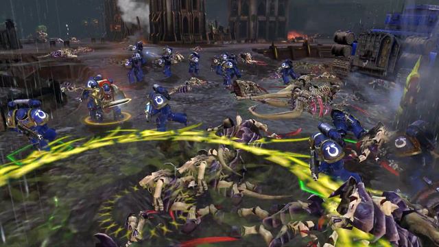 Primaris Ultramarines vs 5000+ Tyranids! - Astartes Mod | Warhammer 40K: Dawn of War 2: Retribution смотреть онлайн