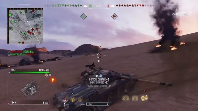 World of Tanks PS4/XBOX, STB-1 13k kombined dmg, again the same tank, map and OP position. смотреть онлайн