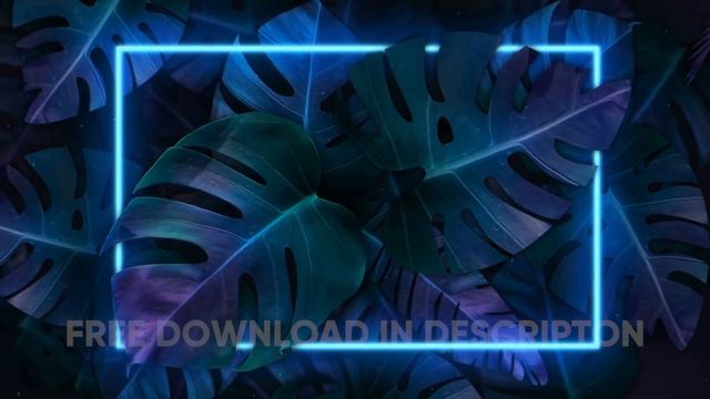 Neon Leaves - LofiD Wallpaper смотреть онлайн