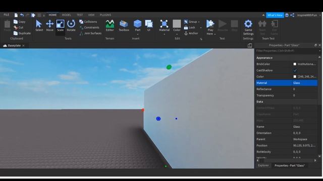 How to make glass in roblox studio.[Tutorial] смотреть онлайн