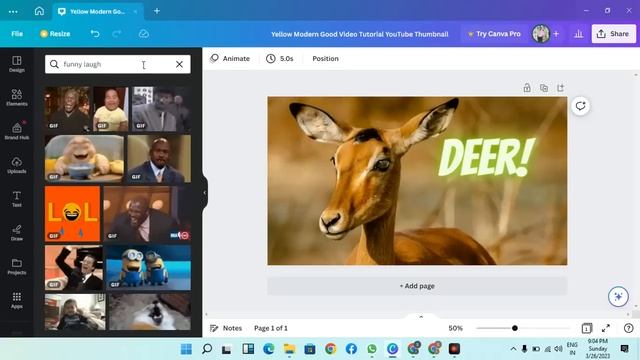 How To Add Fantastic Gifs On Canva Designs смотреть онлайн