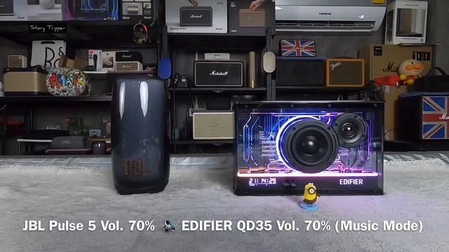 JBL Pulse 5 vs EDIFIER QD35 смотреть онлайн