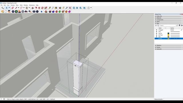 Dựng nhà cấp 4 đơn giản trong Sketchup từ file Autocad | Sketchup Modeling Tutorials смотреть онлайн