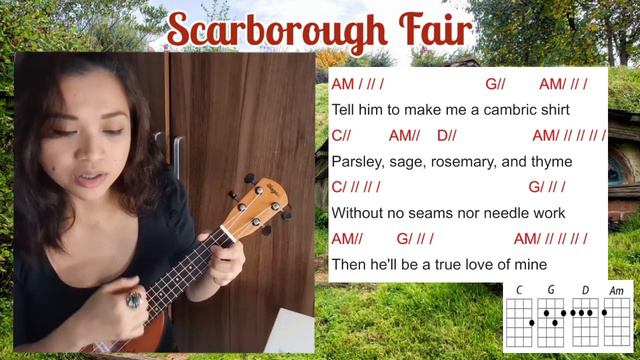 Scarborough Fair | Easy Ukulele Play Along