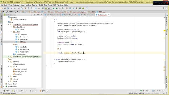 Android RSS Feeds XML Ep.07: RecyclerView - Parse Show Images and Text [XmlPullParser] смотреть онлайн