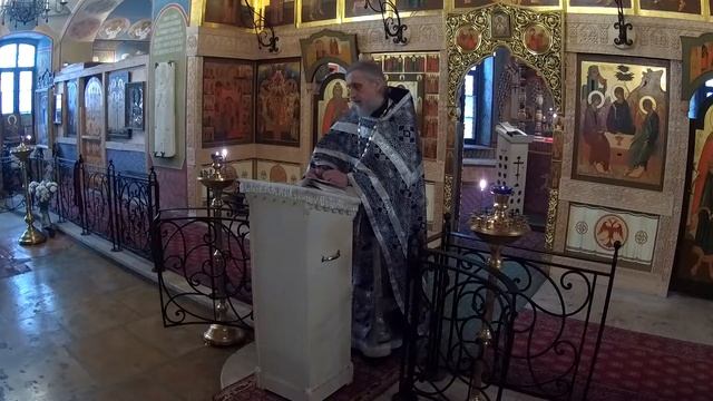 Проповедь о.Алексия 11.03.2018 смотреть онлайн