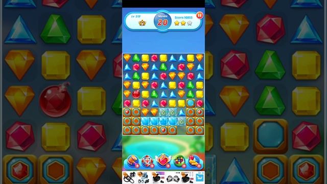 Jewel Crush ? - Jewels & Gems Match 3 Legend 2020 Level 519 ⭐⭐⭐ no Booster ? Android Gameplay ✅ смотреть онлайн