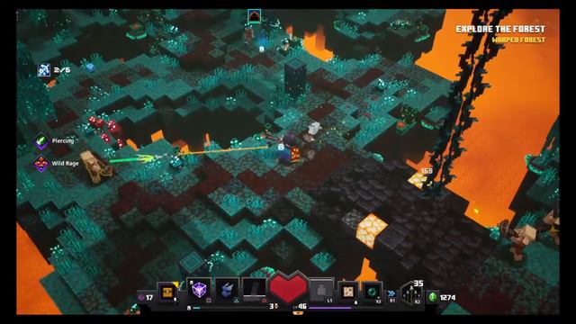 Minecraft Dungeons - Warped Forest 100% Complete {including secret mission} смотреть онлайн
