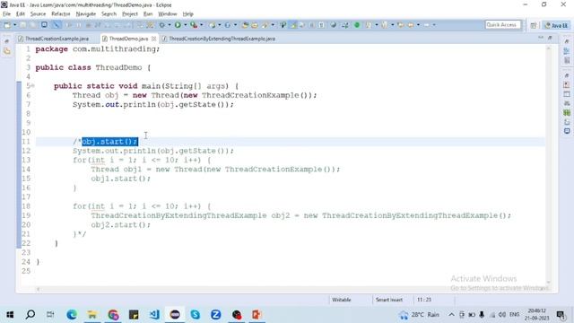 Multithreading In Java | Runnable Interface | Thread Class | Thread Life Cycle | Tech IQ Lab #java смотреть онлайн