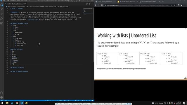 Lab 1 - Learning Markdown смотреть онлайн