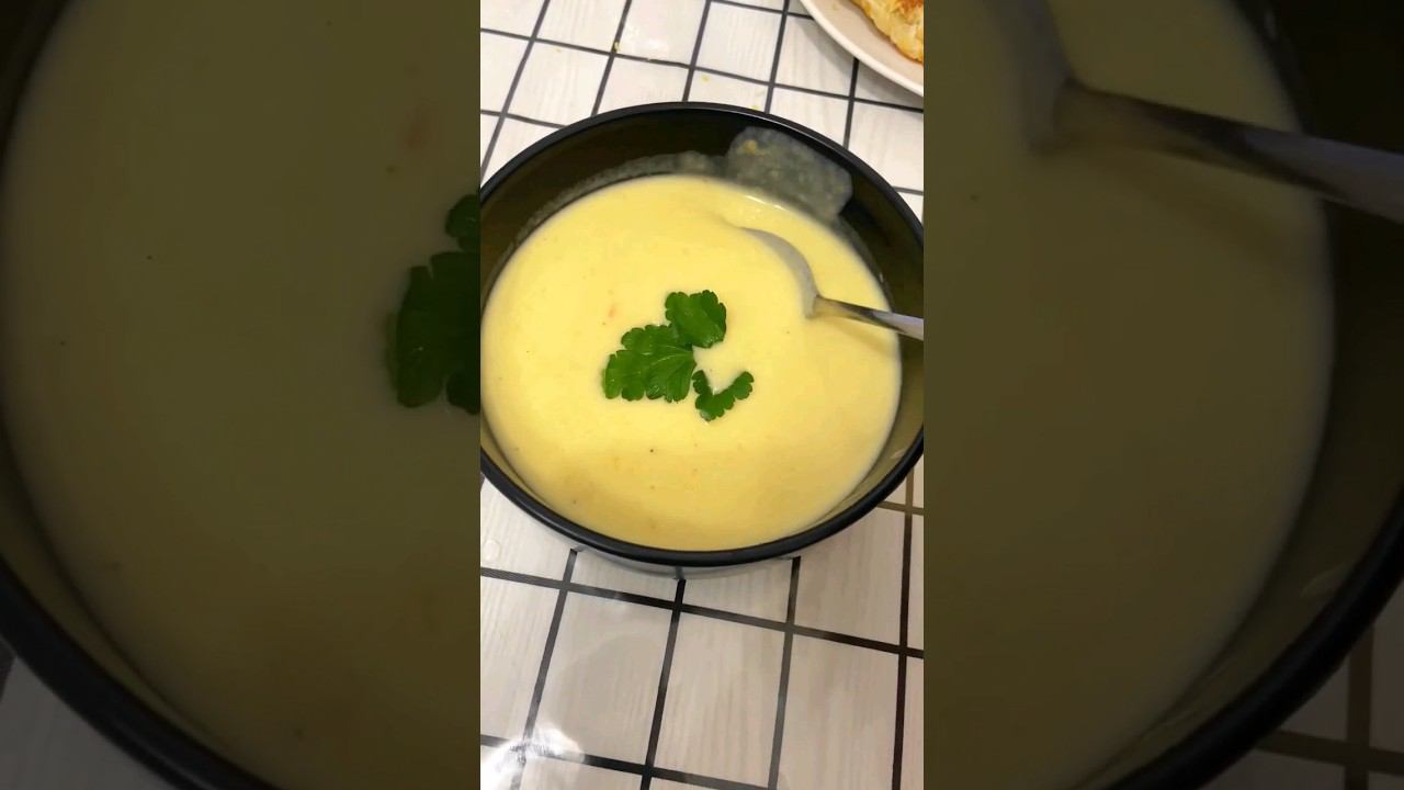 Легкий рецепт сырного крем-супа. Просто, вкусно и бюджетно. #еда #рецепт смотреть онлайн