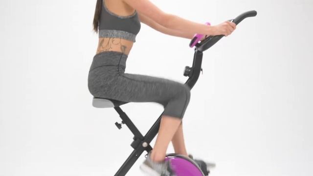 How To Use Costway Indoor Adjustable Folding Magnetic Exercise Bike (SP35420PU)