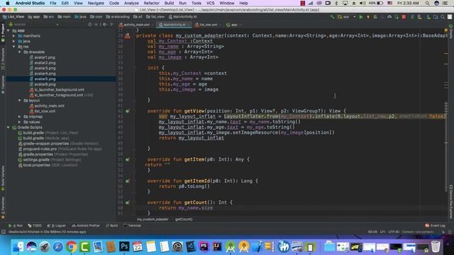 027 شرح إنشاء ListView مع BaseAdapter في الأندرويد Kotlin ( الجزء الثالث ) смотреть онлайн