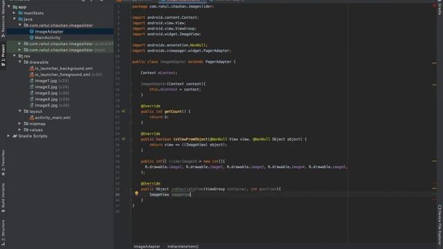 Android image slider | Android image slider Example | Android studio tutorial смотреть онлайн