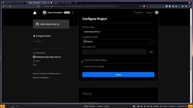 09. Deploy app to Vercel | Build Your Own Blog with React, Nextjs | SSG | JAMstack смотреть онлайн