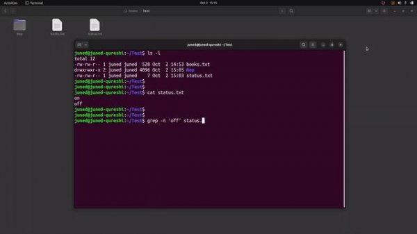 Display Line Number & Line Consisting of Search Pattern using grep Command in Linux | grep Command