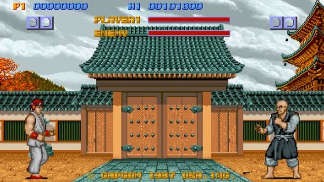 Street Fighter (USA) (Arcade) - (Opening & Demo Loop) смотреть онлайн