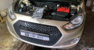 Кожух радиатора для Hyundai Solaris 2010-2017 или как снять передний бампер Хендай Солярис
