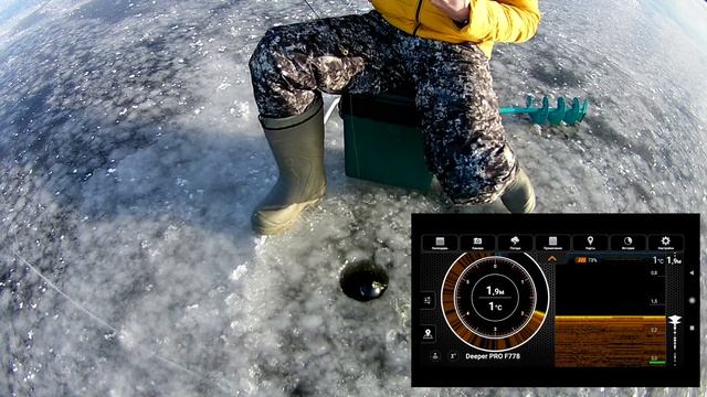 Эхолот "Deeper Pro". Тестирование режима подледной ловли смотреть онлайн