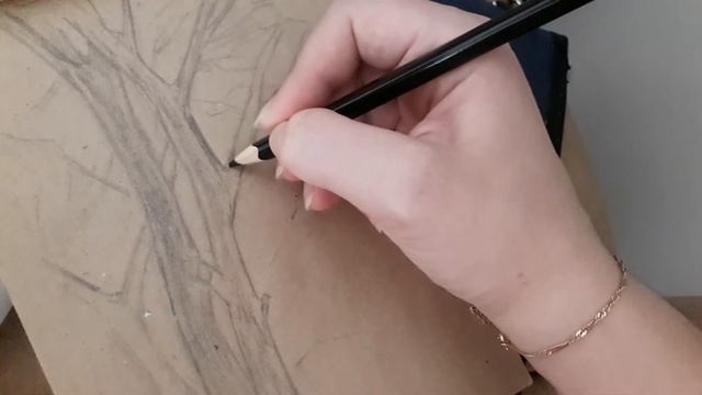 Рисуем наброски деревьев под музыку. How to Sketch and Draw Trees смотреть онлайн