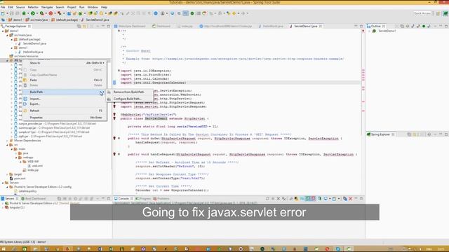 How to Create a Servlet Inside Maven Project from Scratch with STS IDE (Tutorial) смотреть онлайн