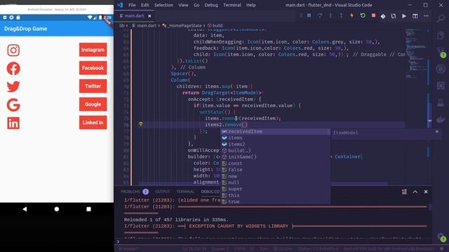 Flutter Tutorial for Beginners - Drag & Drop UI Builder - Draggable and DropTarget Examples смотреть онлайн