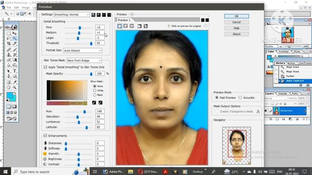 ADOBE PHOTOSHOP 7.0 II MAKE PASSPORT SIZE PHOTO II смотреть онлайн
