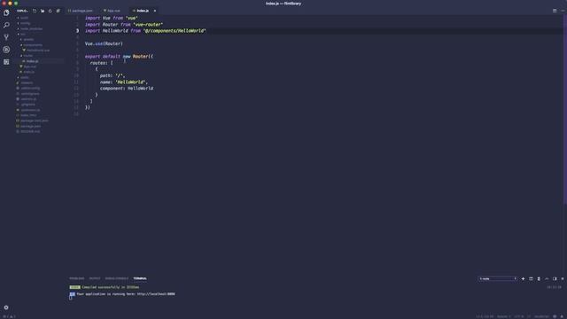 Создание веб-приложения на Vue.js - Настройка Vue-cli шаблон webpack - PUG / STYLUS смотреть онлайн