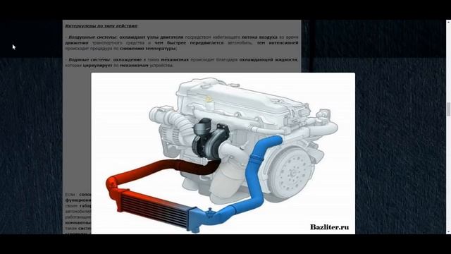 Интеркулер двигателя: принцип работы, функции, виды, поломки, и ремонт смотреть онлайн