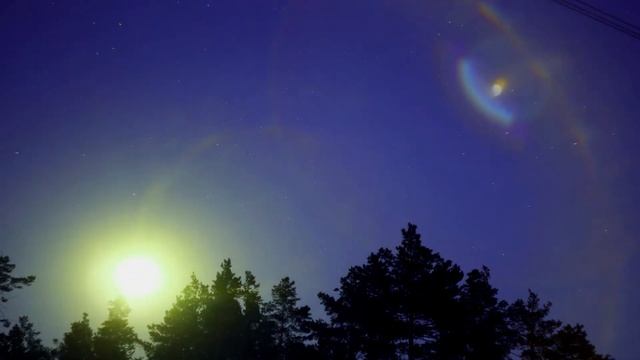 Съёмка ночьного неба тест№1  видео