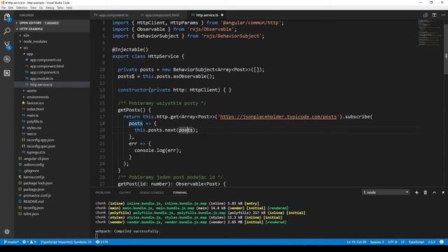 Kurs Angular dla każdego - HTTP w Angularze - użycie async pipe i obsługa błędów #78 смотреть онлайн