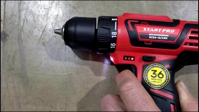 START PRO SCD6-12/2 BX - обзор аккумуляторного шуруповёрта смотреть онлайн
