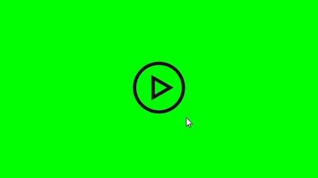 Play and Pause Button GREEN SCREEN HD 1080p60fps +Download Link смотреть онлайн