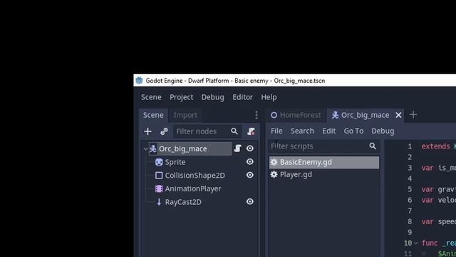 How to do Enemy AI 2D - melee attack, turn around in Godot 3? Tutorial смотреть онлайн