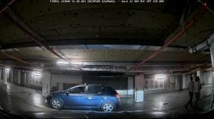 Пример видео корейского видеорегистратора Fine Vu LX3000 (в режиме парковки)