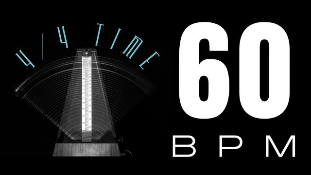 60 BPM - 4/4 Time - 5 Minutes - Metronome - Click смотреть онлайн