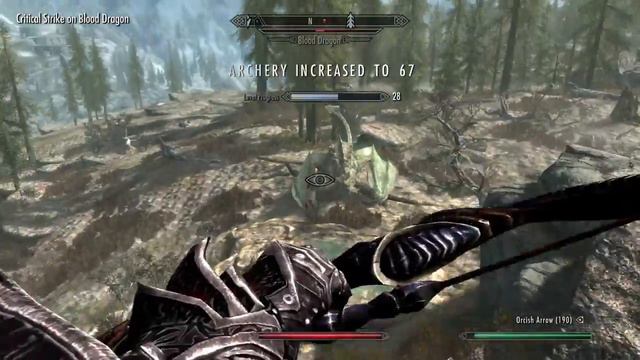 Skyrim Se Dragon slaying смотреть онлайн